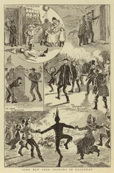 Einige Neujahrsbräuche in Galloway